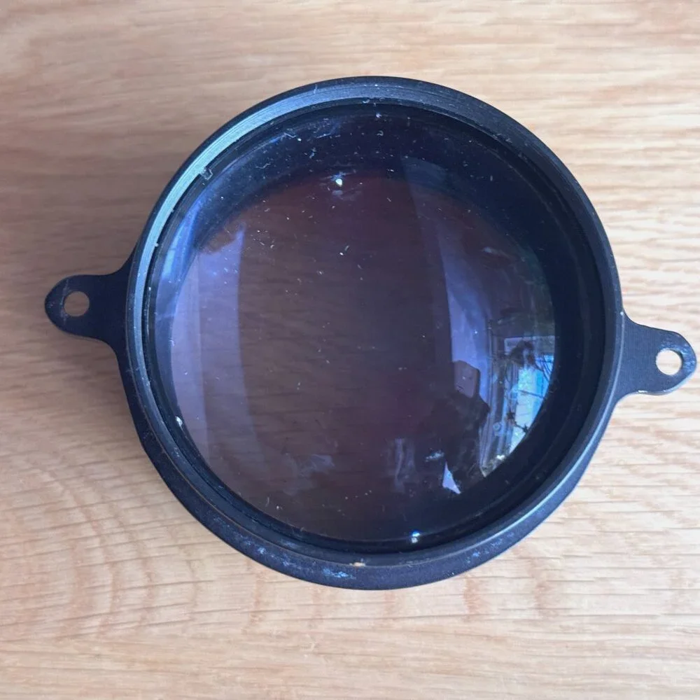 Projection Optics 14-inch Transpaque 6000 Lens, Vintage Circa 1950s